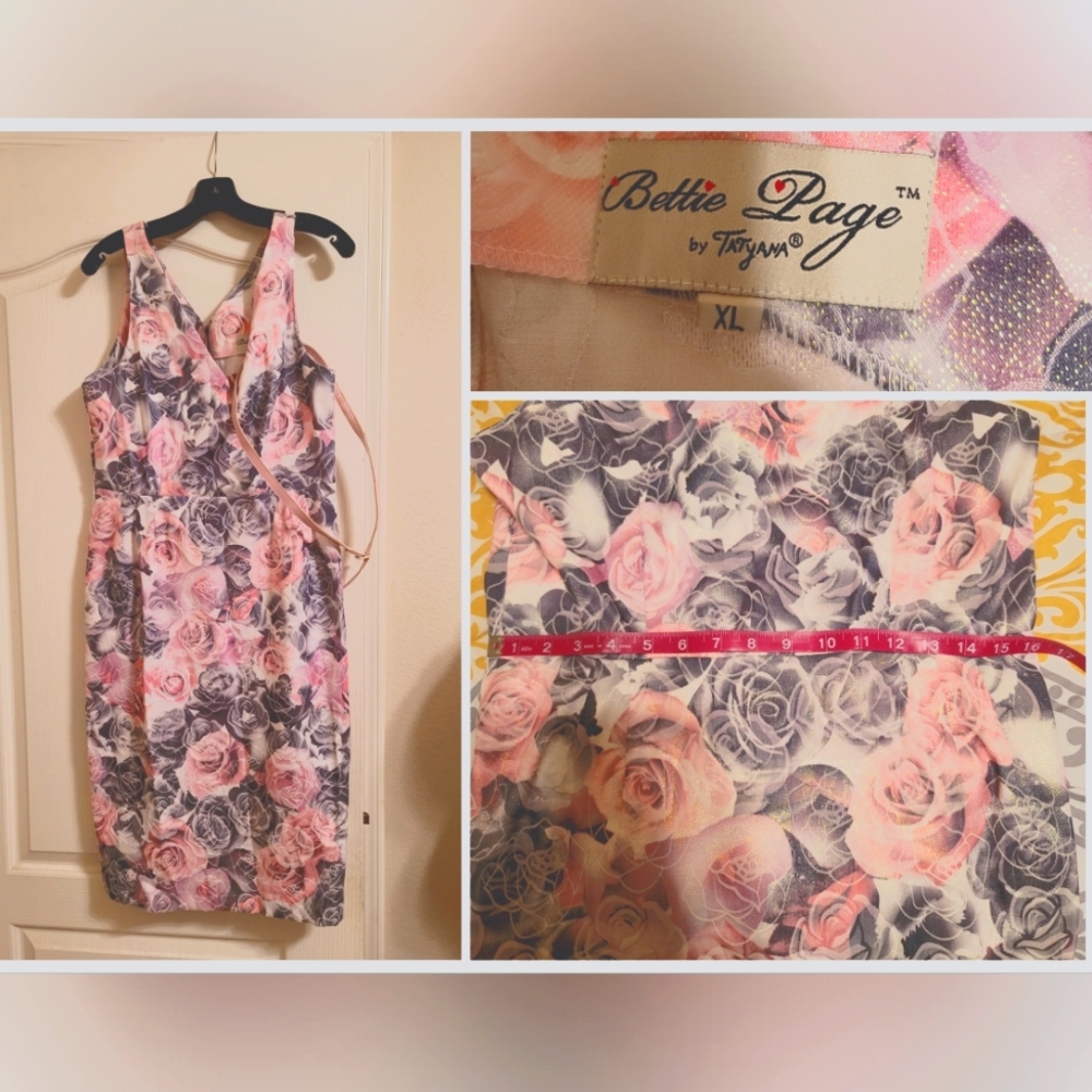 Mad Men style Bettie Page shift dress